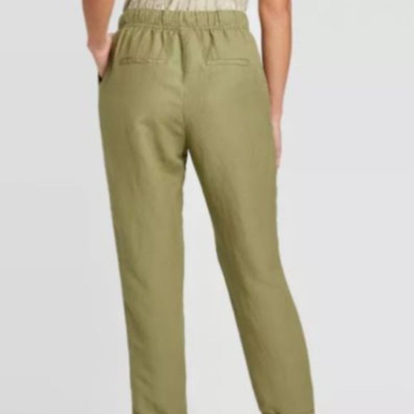A New Day Pants High-Rise Olive Green Size Small - Picture 4 of 6